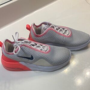 Nike light grey and Coral Sneakers
